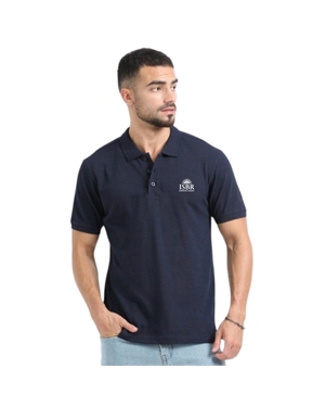 Greys&Blues Organic Polo Plain Tshirt- Navy Blue